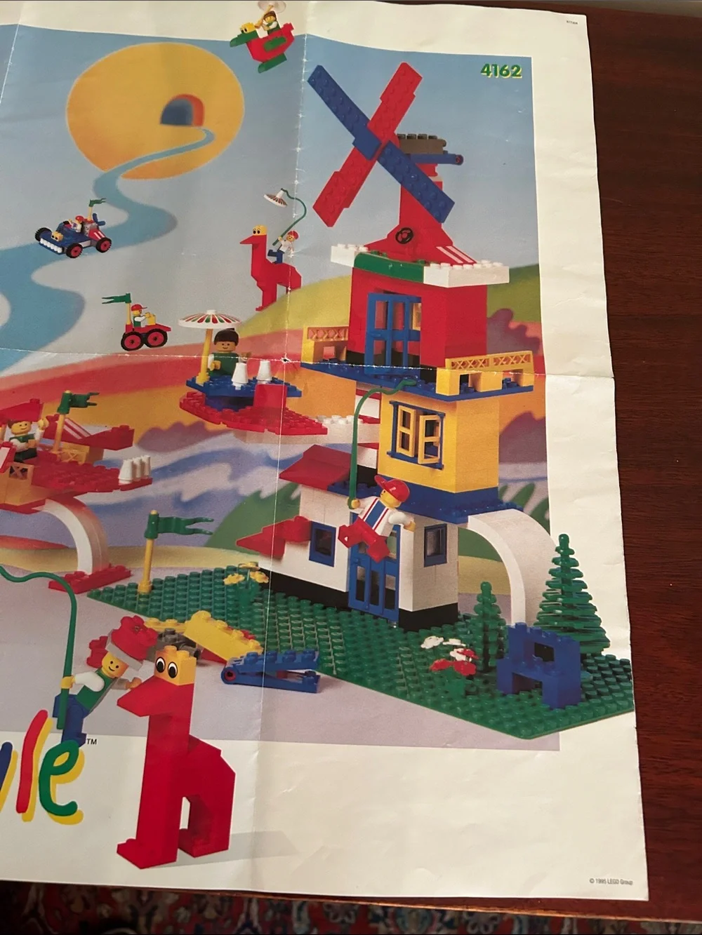 Lego 4162 Free Style poster, vintage 1995
